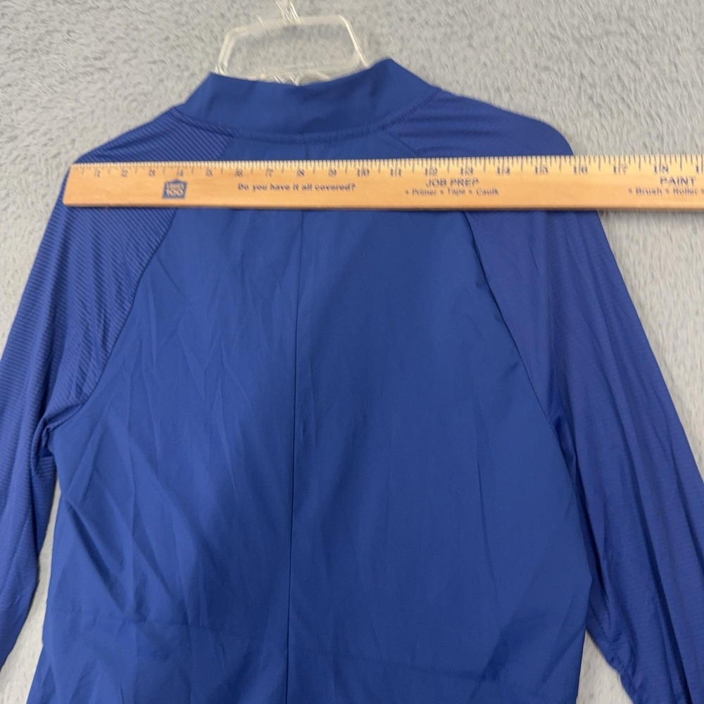 Hurley Dress Womens Medium Blue Long Sleeve Mock Neck Zip Stretch Shift Casual - Picture 9 of 14